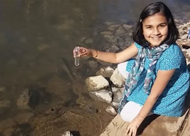 t تشخیص فوری آلودگی آب به سرب توسط دانشمند 11 ساله